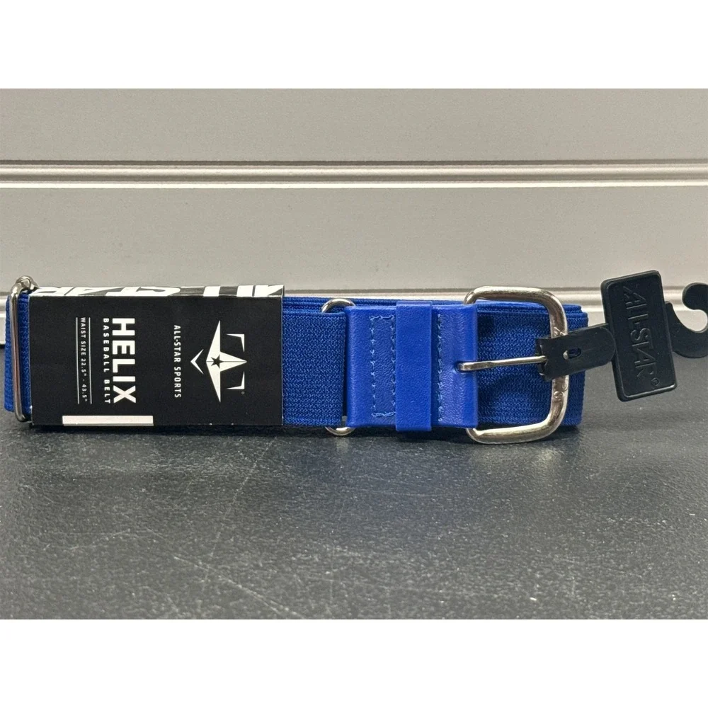 All-Star The Helix Youth Belt 1025 Lifetime Elastic Team Belt- Royal Blue, One
